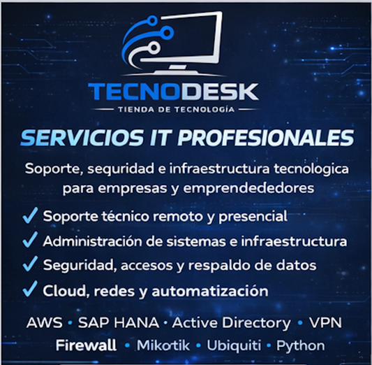 Servicios Profesionales IT y Ciberseguridad | TecnoDesk